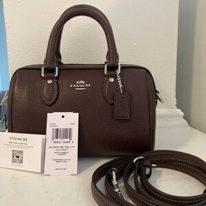 Coach Mini Rowan Crossbody Bag in Maple